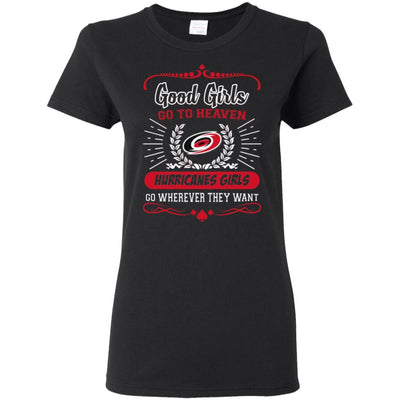 Good Girls Go To Heaven Carolina Hurricanes Girls T Shirts