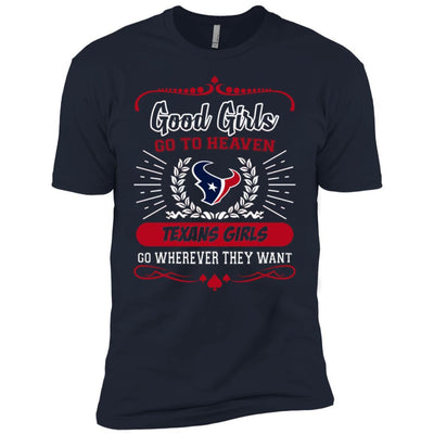 Good Girls Go To Heaven Houston Texans Girls T Shirts