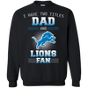 I Have Two Titles Dad And Detroit Lions Fan T Shirts