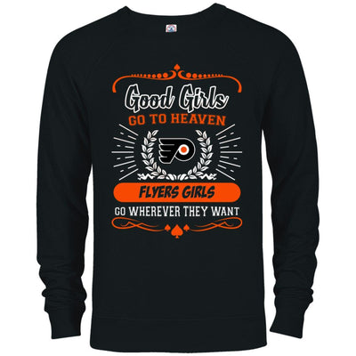 Good Girls Go To Heaven Philadelphia Flyers Girls T Shirts