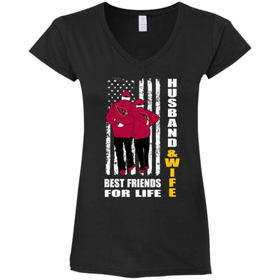 Husband And Wife Best Friends For Life Arizona Cardinals T Shirt - Best Funny Store