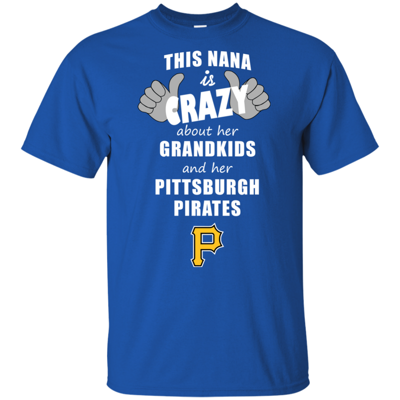 This Nana Is Crazy About Her Grandkids And Her Pittsburgh Pirates T Shirts