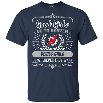 Good Girls Go To Heaven New Jersey Devils Girls T Shirts