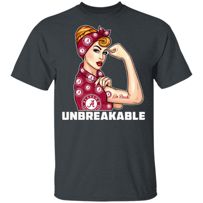 Beautiful Girl Unbreakable Go Alabama Crimson Tide T Shirt