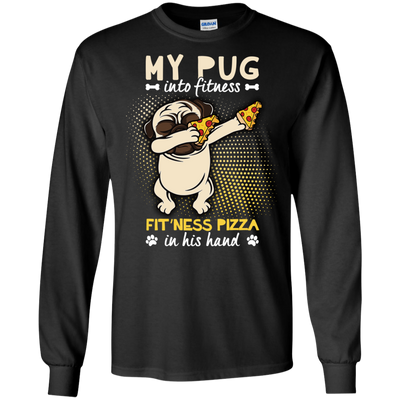 My Pug Into Fitness Pizza Pug T Shirts