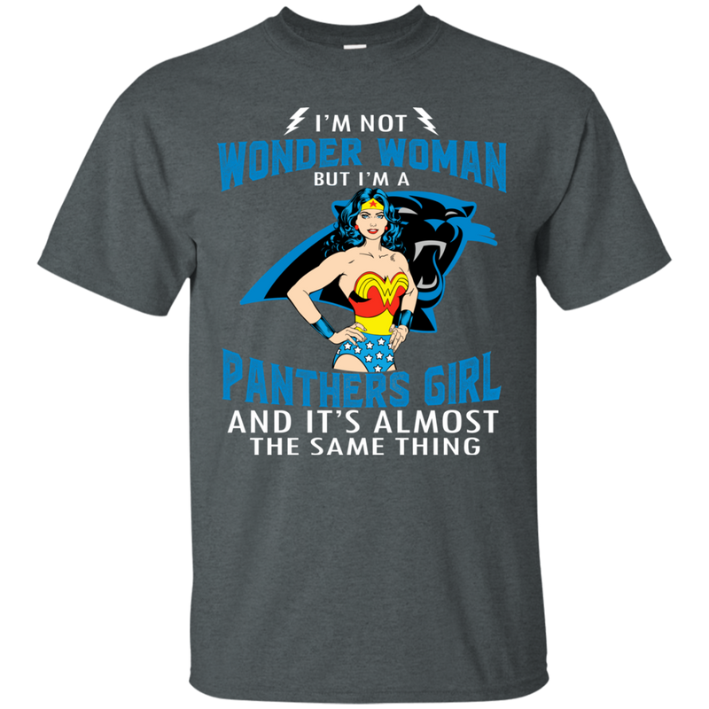 I'm Not Wonder Woman Carolina Panthers T Shirts