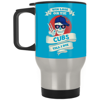 Skull Say Hi Chicago Cubs Mugs