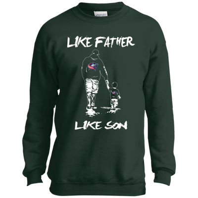 Happy Like Father Like Son Columbus Blue Jackets T Shirts