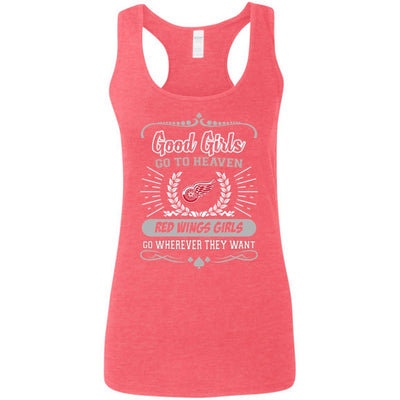 Good Girls Go To Heaven Detroit Red Wings Girls T Shirts