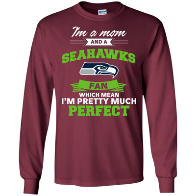 I'm A Mom And A Seattle Seahawks Fan T Shirt