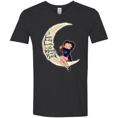 BB I Love My Houston Texans To The Moon And Back T Shirt - Best Funny Store