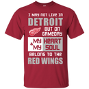 My Heart And My Soul Belong To The Detroit Red Wings T Shirts