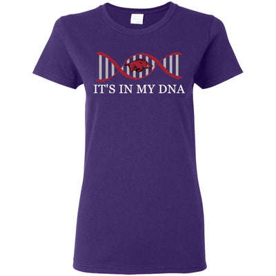 It's In My DNA Arkansas Razorbacks T Shirts