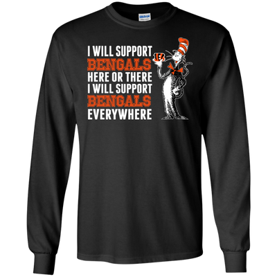 I Will Support Everywhere Cincinnati Bengals T Shirts