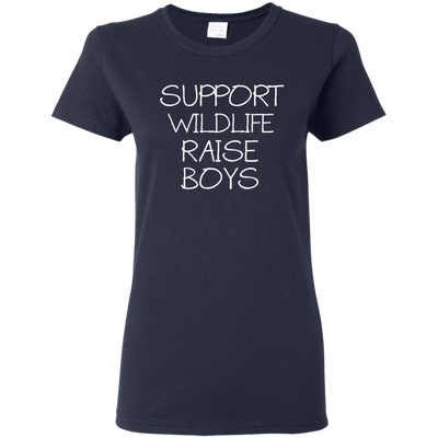 Support Wildlife Raise Boys T Shirts V4