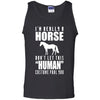 I'm Really A Horse Don't Let This Human Custome Fool You Equestrian Tshirt