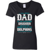 Proud Of Dad Of An Awesome Daughter Miami Dolphins T Shirts