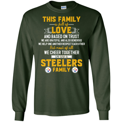 We Are A Pittsburgh Steelers Family T Shirt