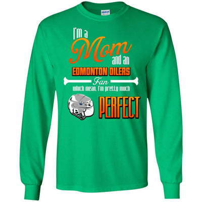 Cool Pretty Perfect Mom Fan Edmonton Oilers T Shirt