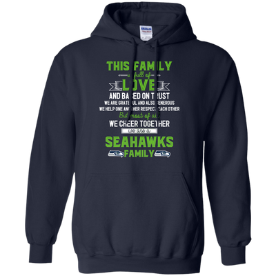 We Are A Seattle Seahawks Family T Shirt