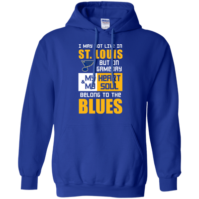 My Heart And My Soul Belong To The St. Louis Blues T Shirts