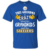 Funny This Grandma Is Crazy About Her Grandkids And Her Steelers T Shirts