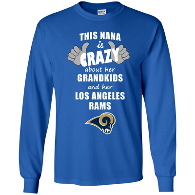 This Nana Is Crazy About Her Grandkids And Her Los Angeles Rams T Shirts