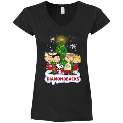 Snoopy The Peanuts Arizona Diamondbacks Christmas T Shirts