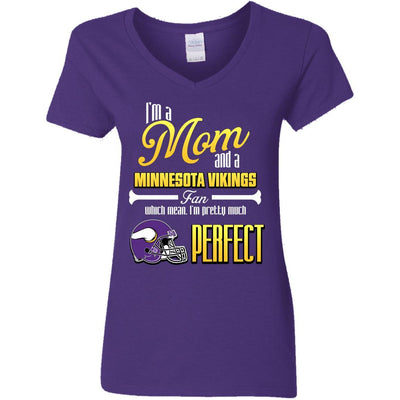 Cool Pretty Perfect Mom Fan Minnesota Vikings T Shirt