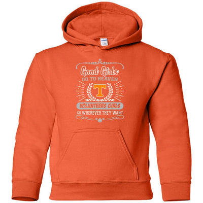 Good Girls Go To Heaven Tennessee Volunteers Girls T Shirts