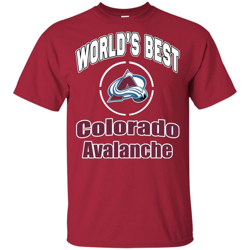 Amazing World's Best Dad Colorado Avalanche T Shirts