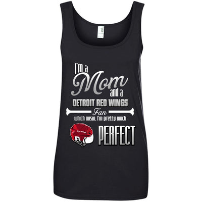 Cool Pretty Perfect Mom Fan Detroit Red Wings T Shirt