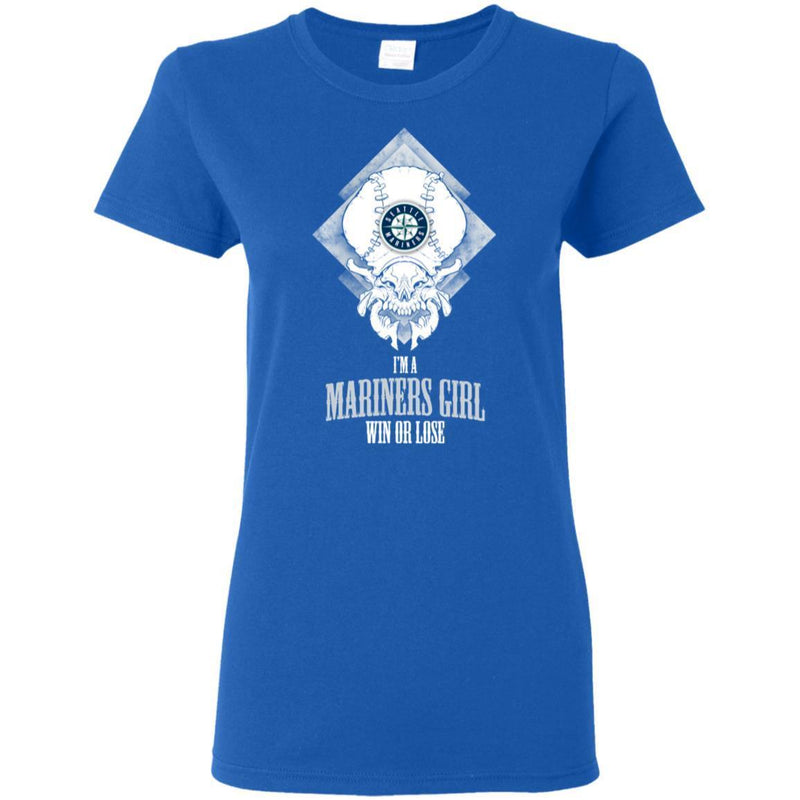 Seattle Mariners Girl Win Or Lose T Shirts