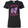 Crazy Pug Lady T Shirts