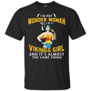 I'm Not Wonder Woman Minnesota Vikings T Shirts