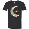 BB I Love My Boston Bruins To The Moon And Back T Shirt