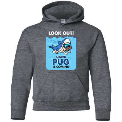 Look Out Shark Pug Is Coming T Shirts