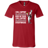 I Will Support Everywhere Chicago Blackhawks T Shirts