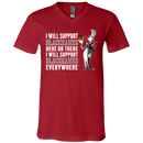 I Will Support Everywhere Chicago Blackhawks T Shirts