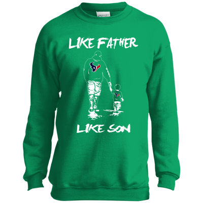 Happy Like Father Like Son Houston Texans T Shirts