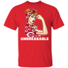 Beautiful Girl Unbreakable Go Cincinnati Reds T Shirt