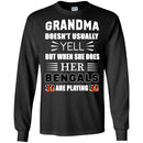 Grandma Doesn't Usually Yell Cincinnati Bengals T Shirts