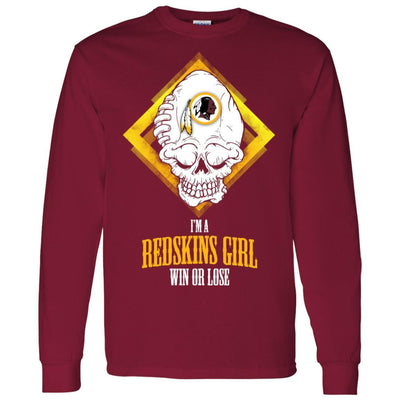 Washington Redskins Girl Win Or Lose T Shirts