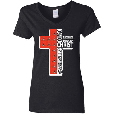 Gorgeous I Can Do All Things Through Christ Cleveland Browns T Shirts