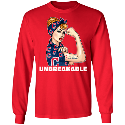 Beautiful Girl Unbreakable Go Cleveland Indians T Shirt