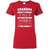 Grandma Doesn't Usually Yell Detroit Red Wings T Shirts