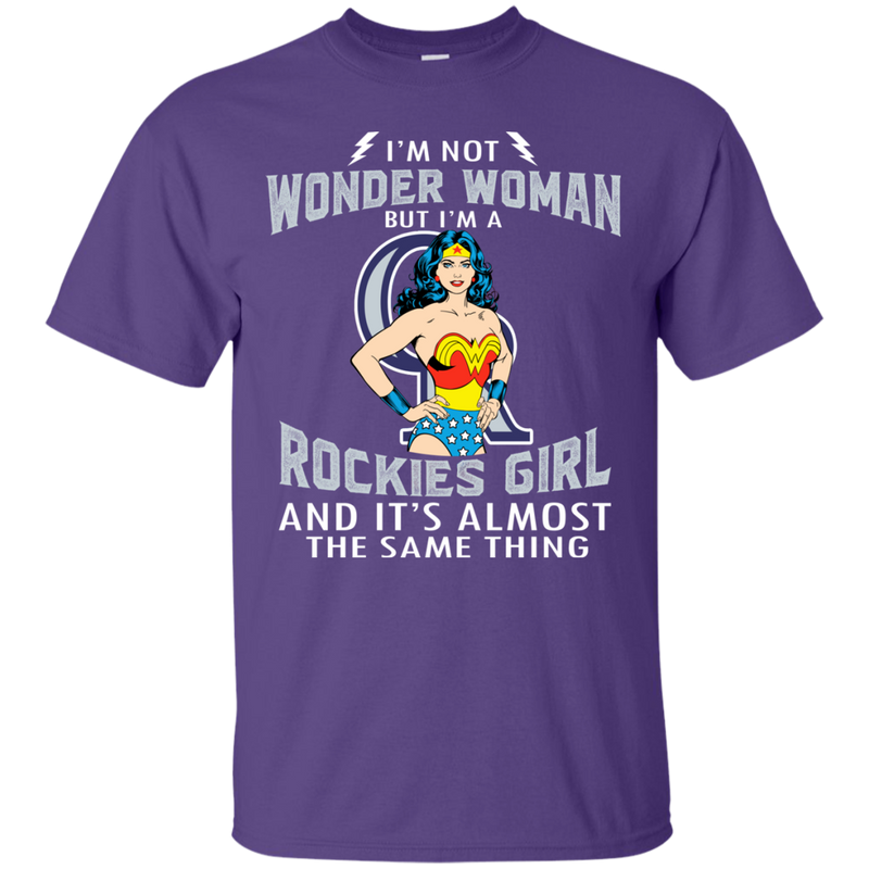 I'm Not Wonder Woman Colorado Rockies T Shirts