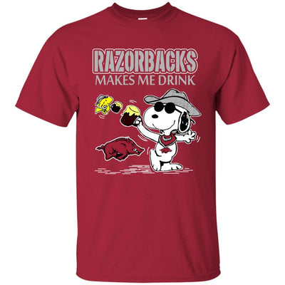 Arkansas Razorbacks Make Me Drinks T Shirt