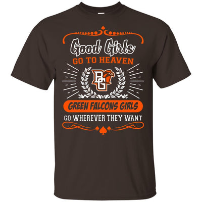 Good Girls Go To Heaven Bowling Green Falcons Girls T Shirts