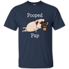 Nice Pug T Shirts - Pooped Pup, is a cool gift for friends and family